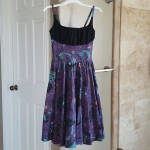 Pinup Couture Black and Purple Dress